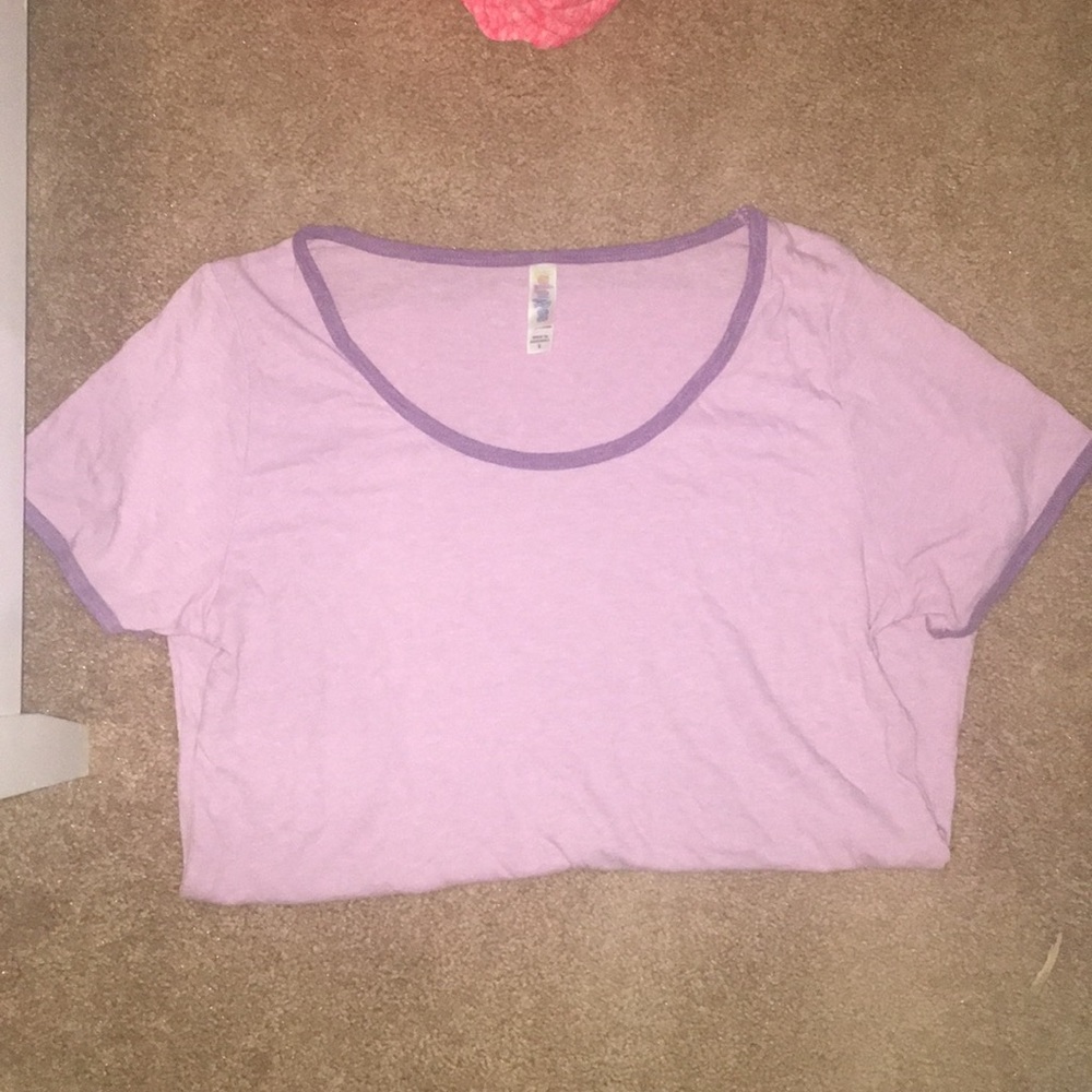 Size small Lularoe purple classic t